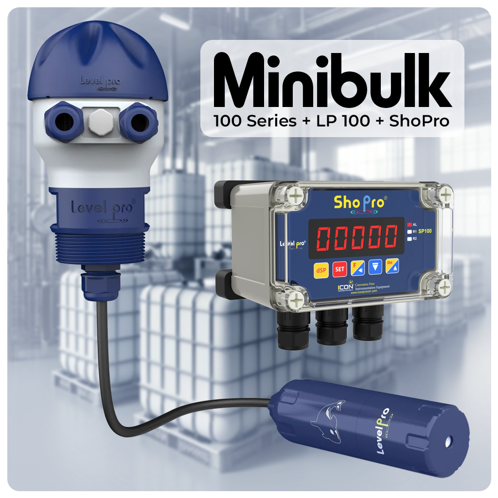 Level Sensors in Minibulk Applications — LevelPro Submersible 100 Series